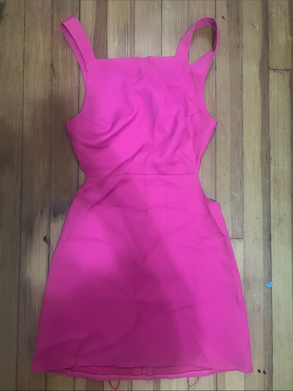 Women's Backless Pink Sleeveless Dress